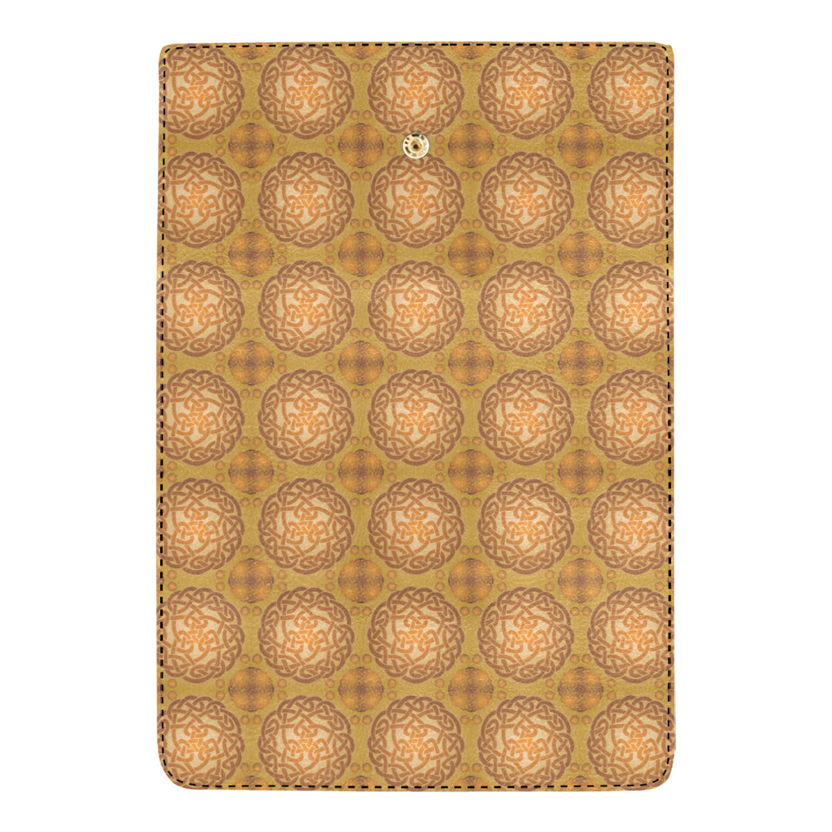 Celtic Pattern Print Design 01 Women's Trifold Wallet