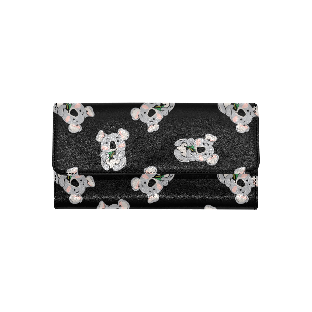 Koala Pattern Print Design 05 Women's Trifold Wallet
