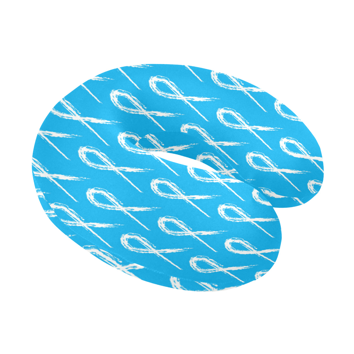 Prostate cancer Pattern Print Design A03 U-Shaped Travel Neck Pillow