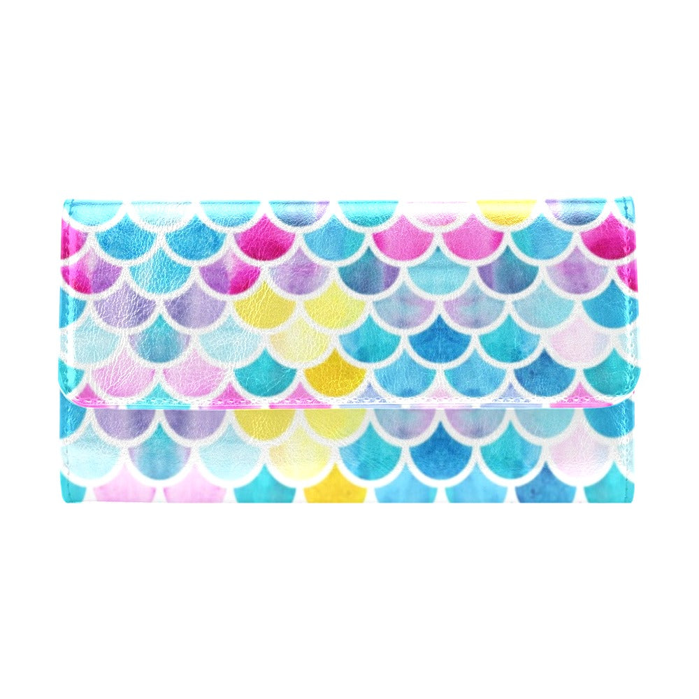 Scales Print Design LKS402 Women's Trifold Wallet