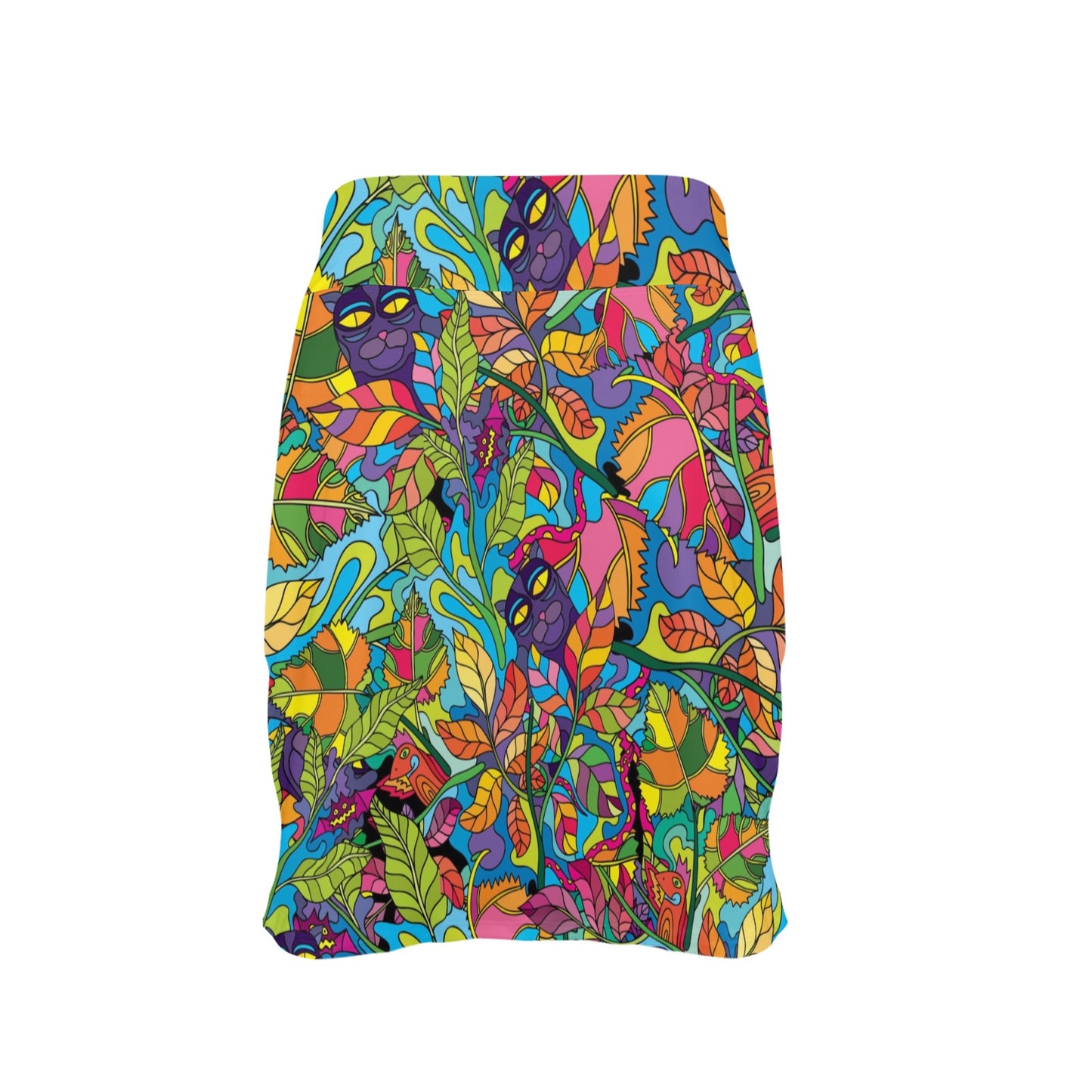 Trippy Print Design LKS301 17" Golf & Pickleball Skort with Pockets