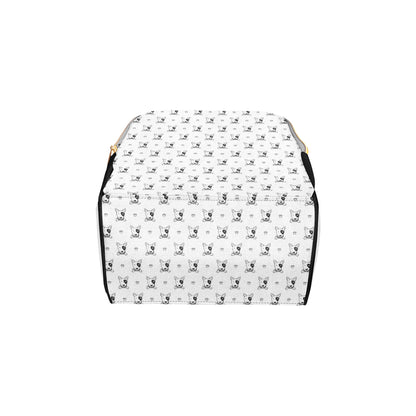 Bull Terriers Pattern Print Design 06 Diaper Bag Backpack