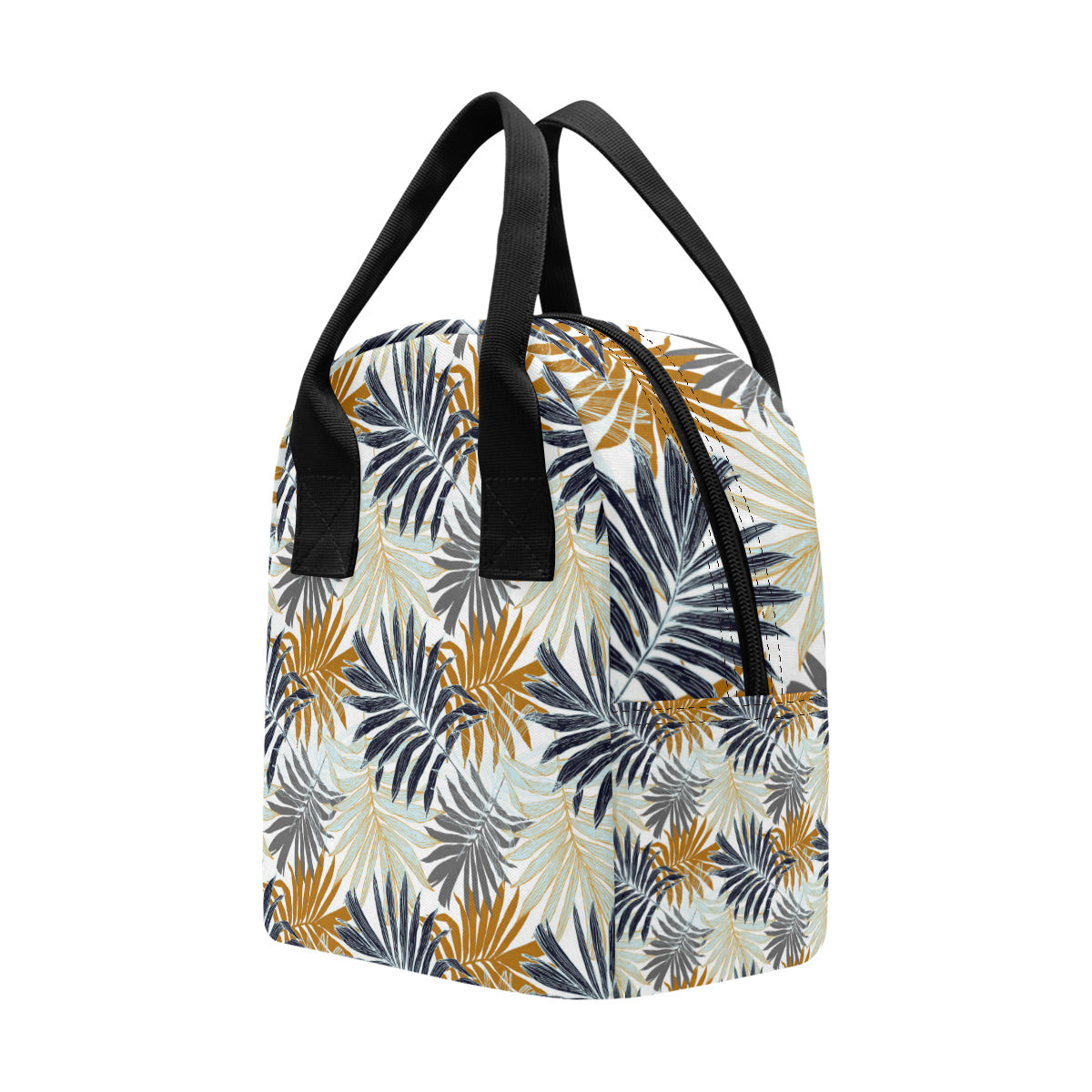 Colorful Tropical Palm Leaves Insulated Lunch Bag