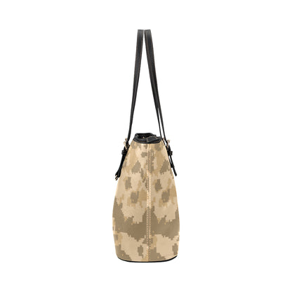 ACU Digital Desert Camouflage Leather Tote Bag