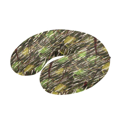 Camouflage Realtree Pattern Print Design 02 U-Shaped Travel Neck Pillow