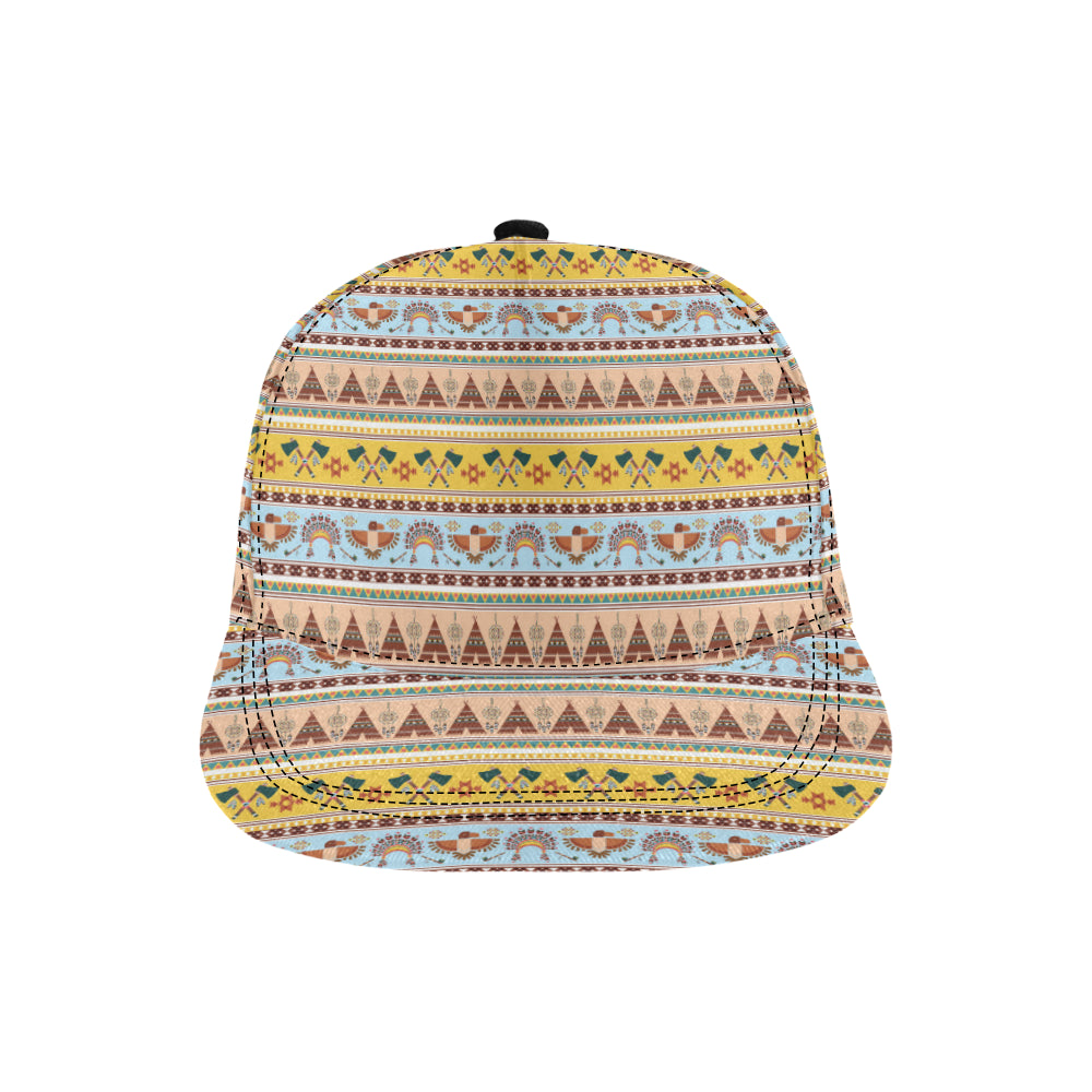 Native American Pattern Design Print Snapback Cap