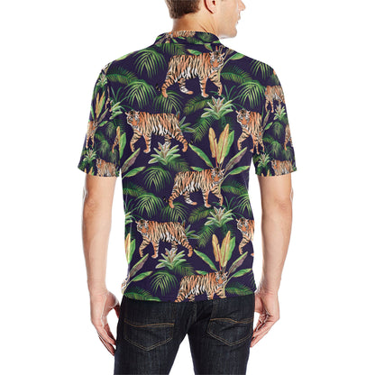 Tiger Jungle Men Polo Shirt