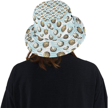Coconut Pattern Print Design CN01 Unisex Bucket Hat