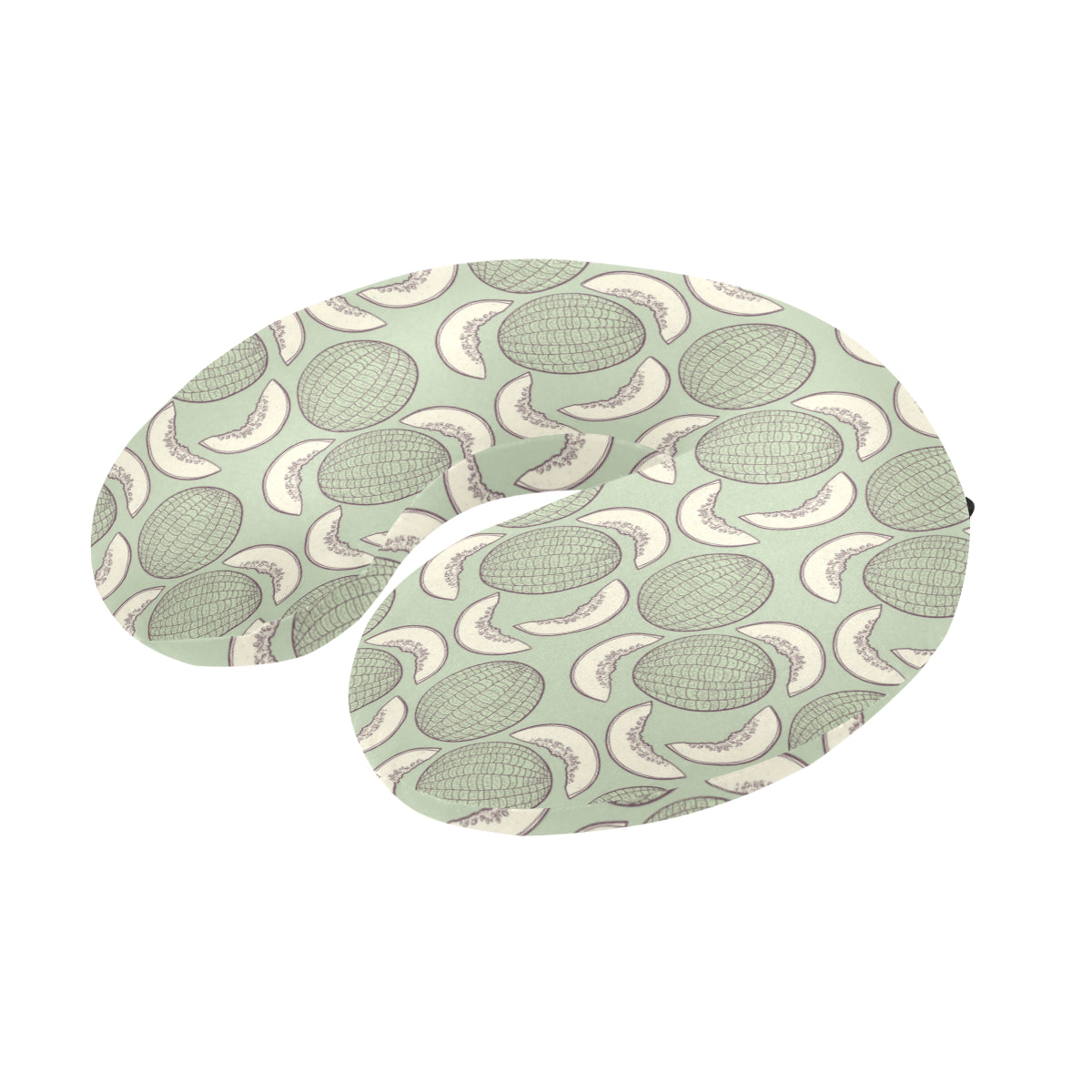 Cantaloupe Pattern Print Design 01 U-Shaped Travel Neck Pillow