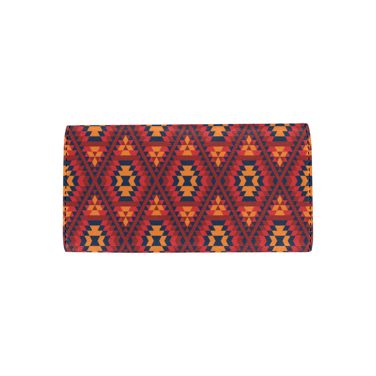 Navajo Pattern Print Design A03 Women's Trifold Wallet