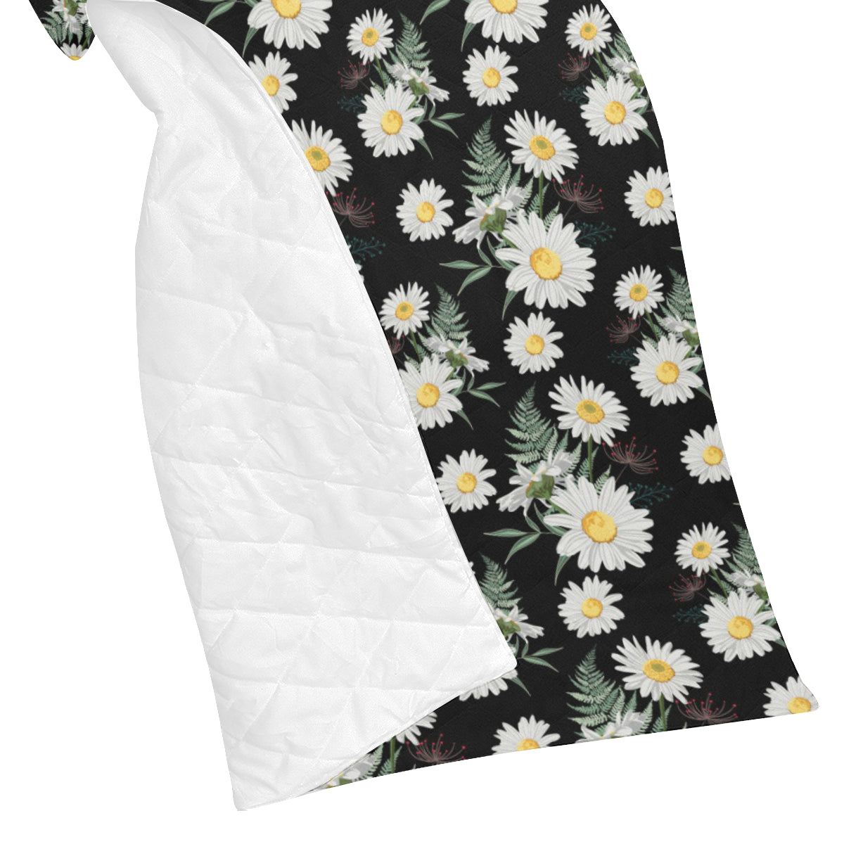 Daisy Pattern Print Design DS07 Premium Quilt