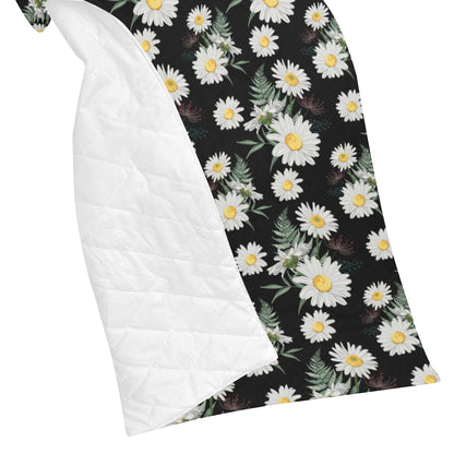 Daisy Pattern Print Design DS07 Premium Quilt