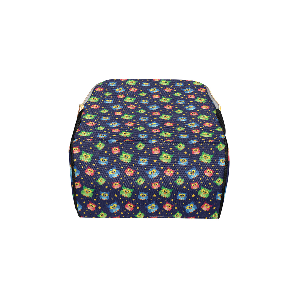 Owl with Star Themed Design Print Diaper Bag Backpack