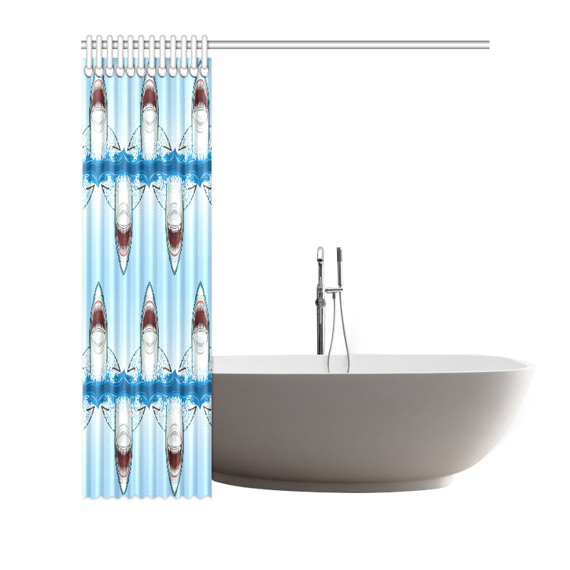 Shark Bite Shower Curtain