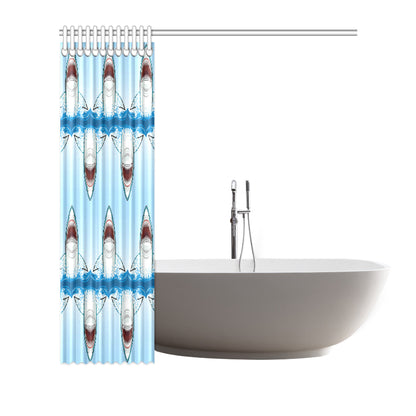 Shark Bite Shower Curtain