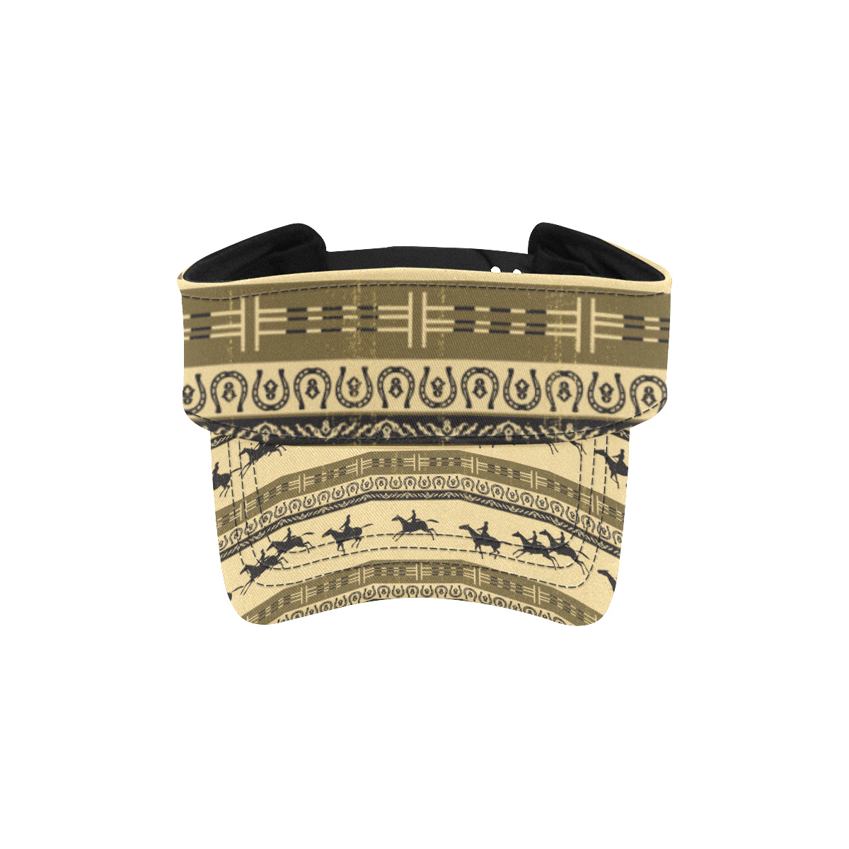 Horse Pattern Prnt Unisex Sun Visor