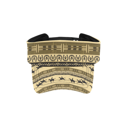 Horse Pattern Prnt Unisex Sun Visor