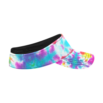 Tie Dye Rainbow Themed Print Unisex Sun Visor