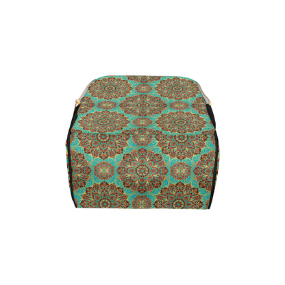 Medallion Pattern Print Design 02 Diaper Bag Backpack