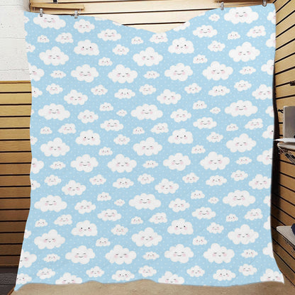 Cloud  Pattern Print Design 02 Premium Quilt