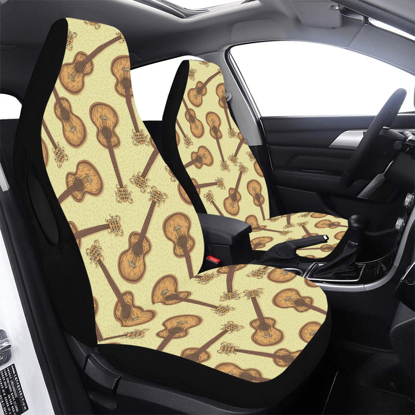 Acoustic Guitar Print Design LKS402 Car Seat Covers