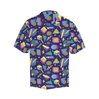 Geometric Print Design LKS401 Men's Men's Hawaiian Shirt