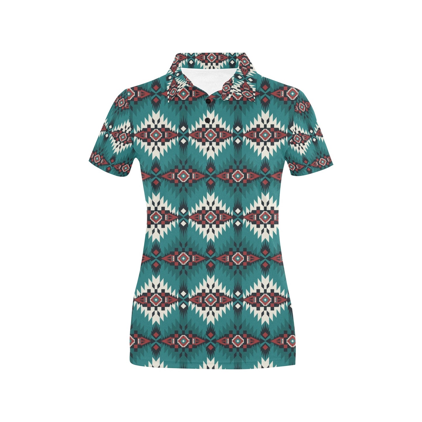Southwest Pattern Print Design LKS308 Women's Polo Shirt