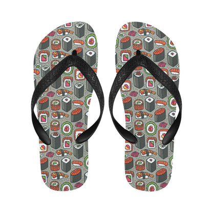 Sushi Print Design LKS301 Flip Flops