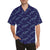 Blue Whale Print Design LKS402 Men's Men's Hawaiian Shirt