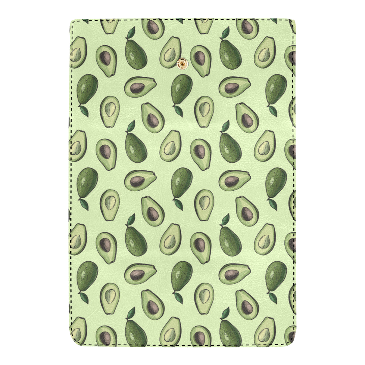 Avocado Pattern Print Design 02 Women's Trifold Wallet