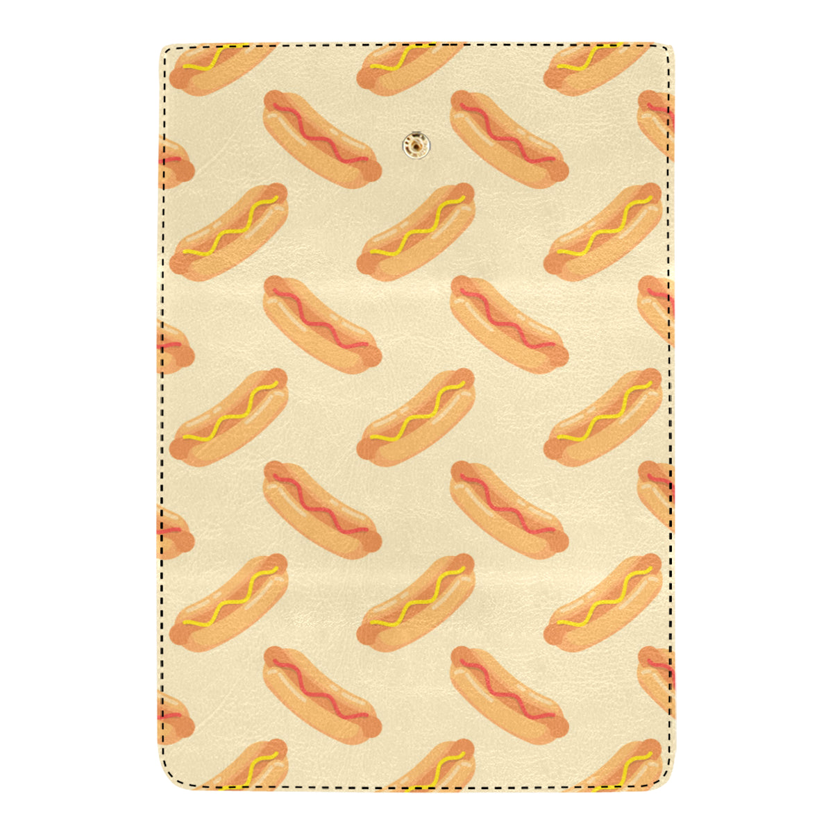 Hot Dog Pattern Print Design 05 Women's Trifold Wallet