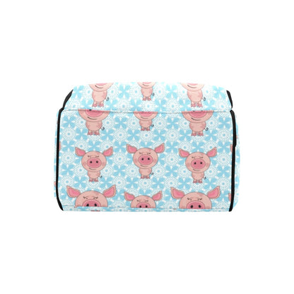 Pig Print Design LKS402 Diaper Bag Backpack