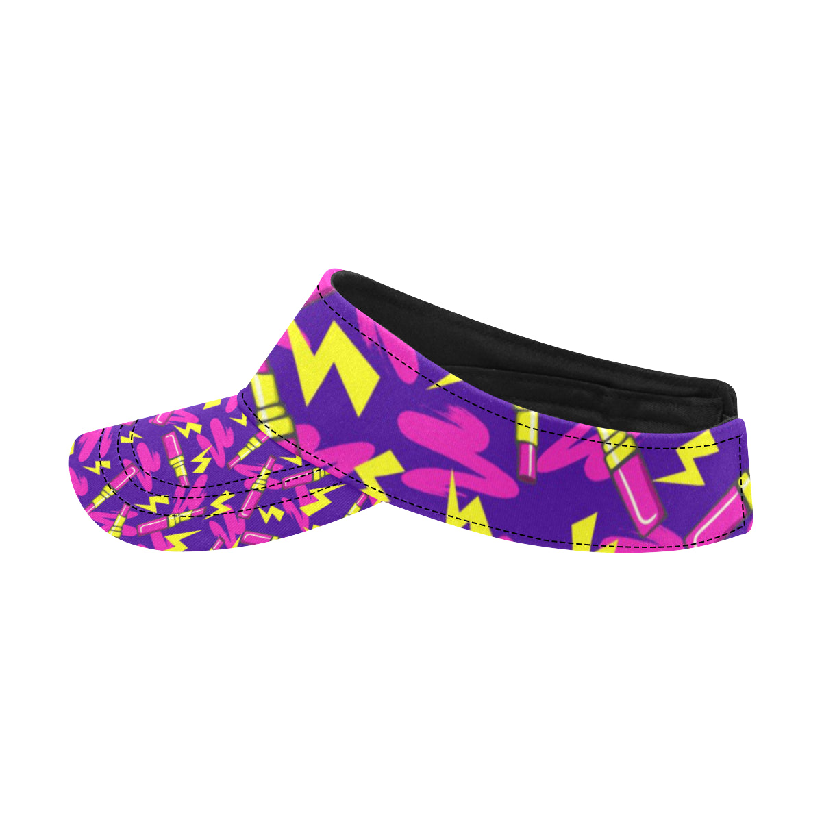 Lipstick Pattern Print Design LT04 Unisex Sun Visor