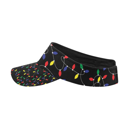 Christmas Light Pattern Print Design 04 Unisex Sun Visor
