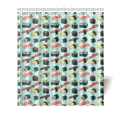 Sushi Pattern Design Shower Curtain