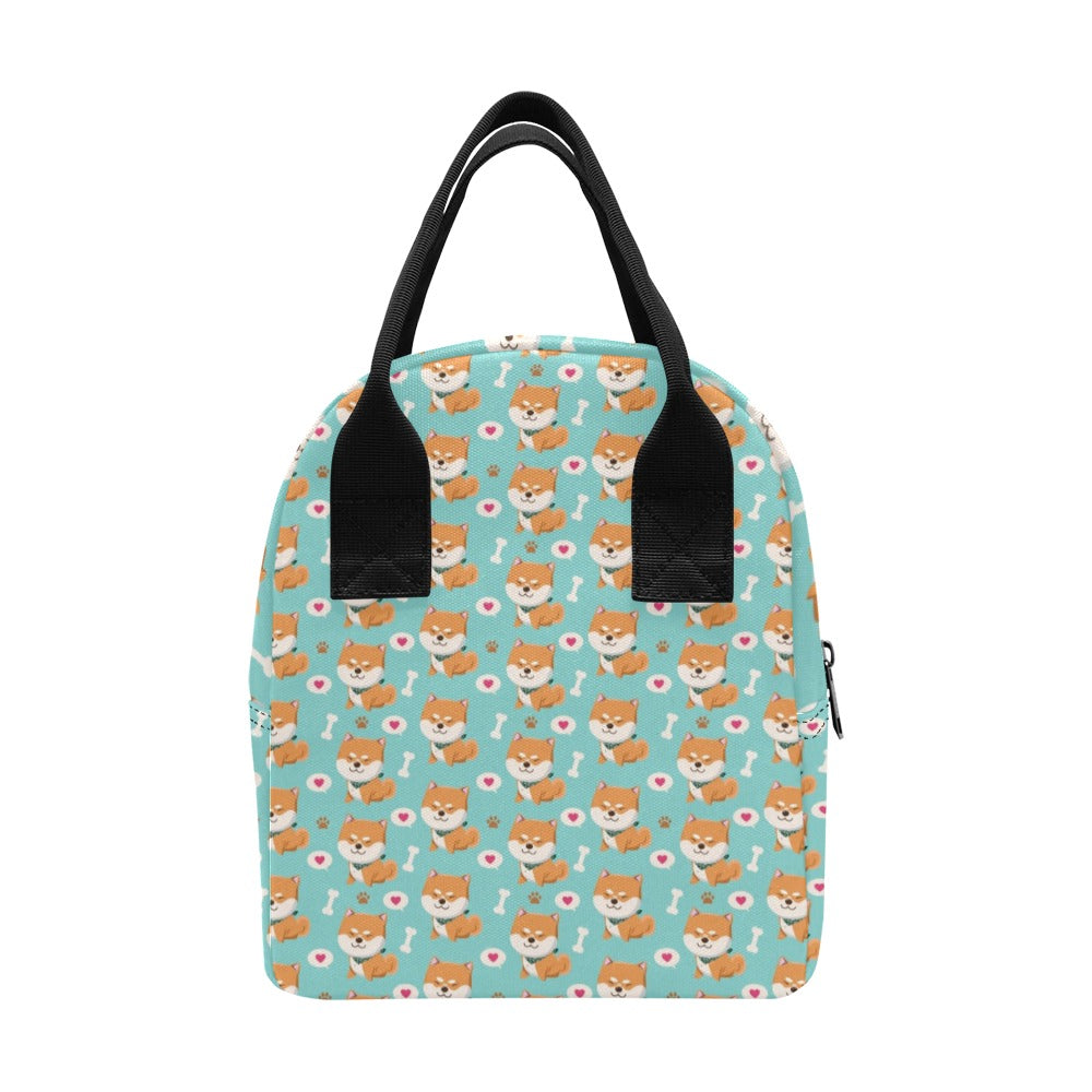 Shiba Inu Print Design LKS3013 Insulated Lunch Bag