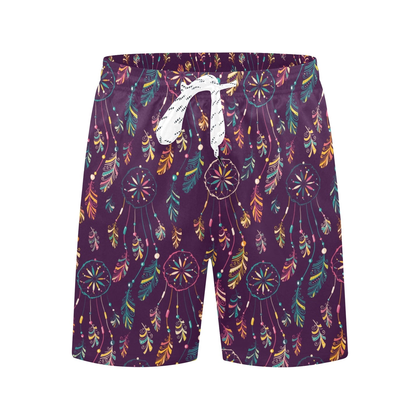 Dream Catcher Boho Design Men's Swim Trunks Beach Shorts