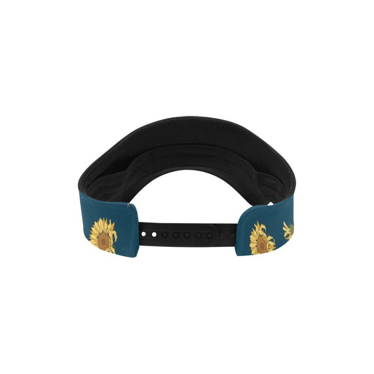Sunflower Print Design LKS305 Unisex Sun Visor