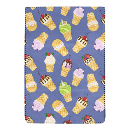 Ice Cream Pattern Print Design IC03 Women's Trifold Wallet