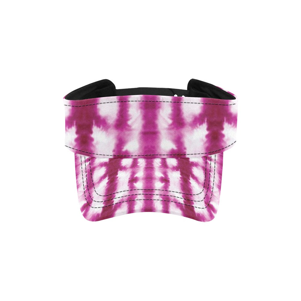 Tie Dye Dark Pink Print Design LKS303 Unisex Sun Visor