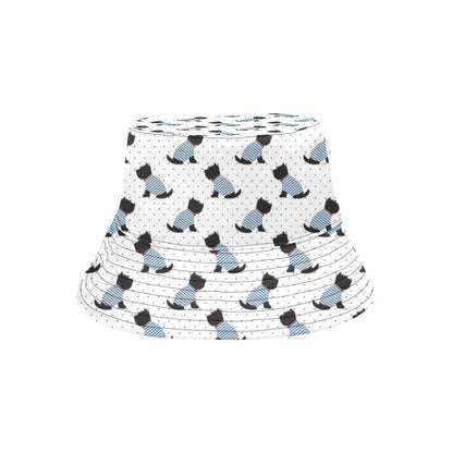 Scottish Terriers Print Design LKS3013 Unisex Bucket Hat