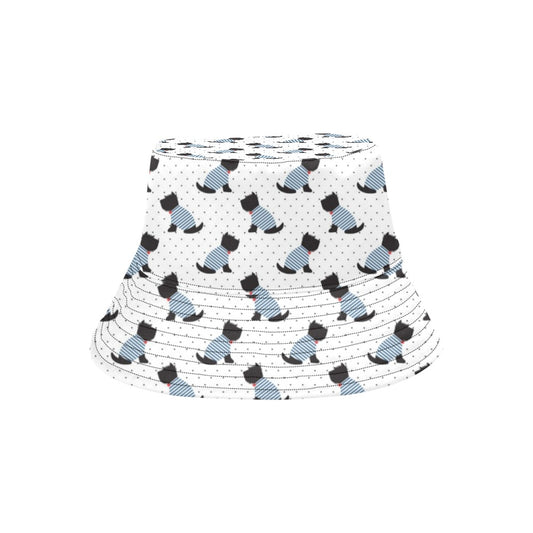 Scottish Terriers Print Design LKS3013 Unisex Bucket Hat