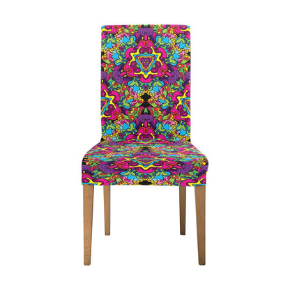 Trippy Print Design LKS303 Dining Chair Slipcover