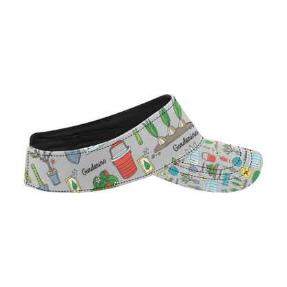 Gardening Pattern Print Design G07 Unisex Sun Visor