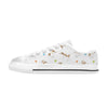 Russell Terriers With Balls Print Design LKS307 Women's White Low Top Shoes