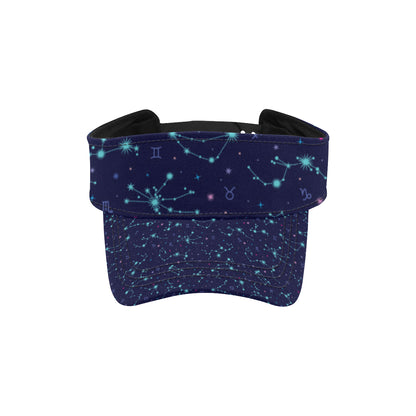 Constellation Pattern Print Design 01 Unisex Sun Visor