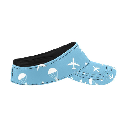 Skydiver Print Design LKS303 Unisex Sun Visor