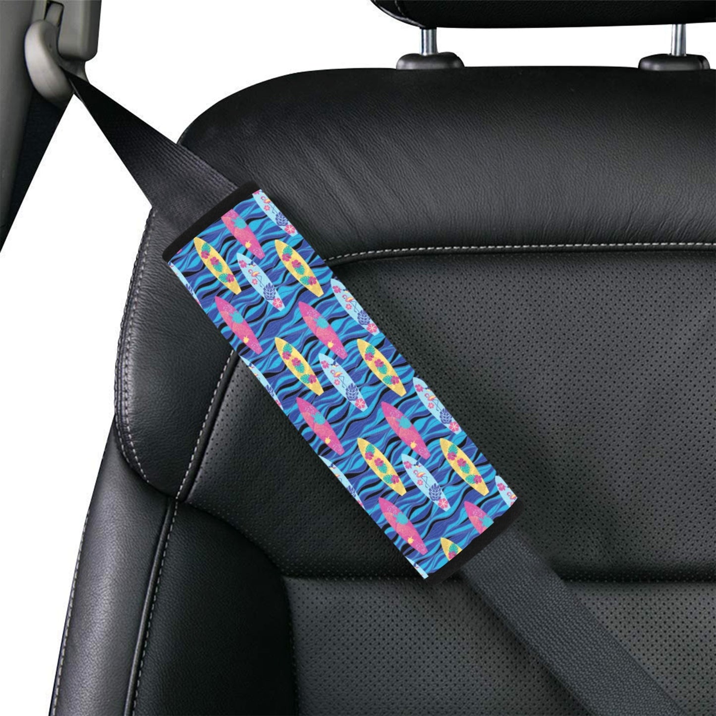 Surfboard Print Design LKS304 Car Seat Belt Cover