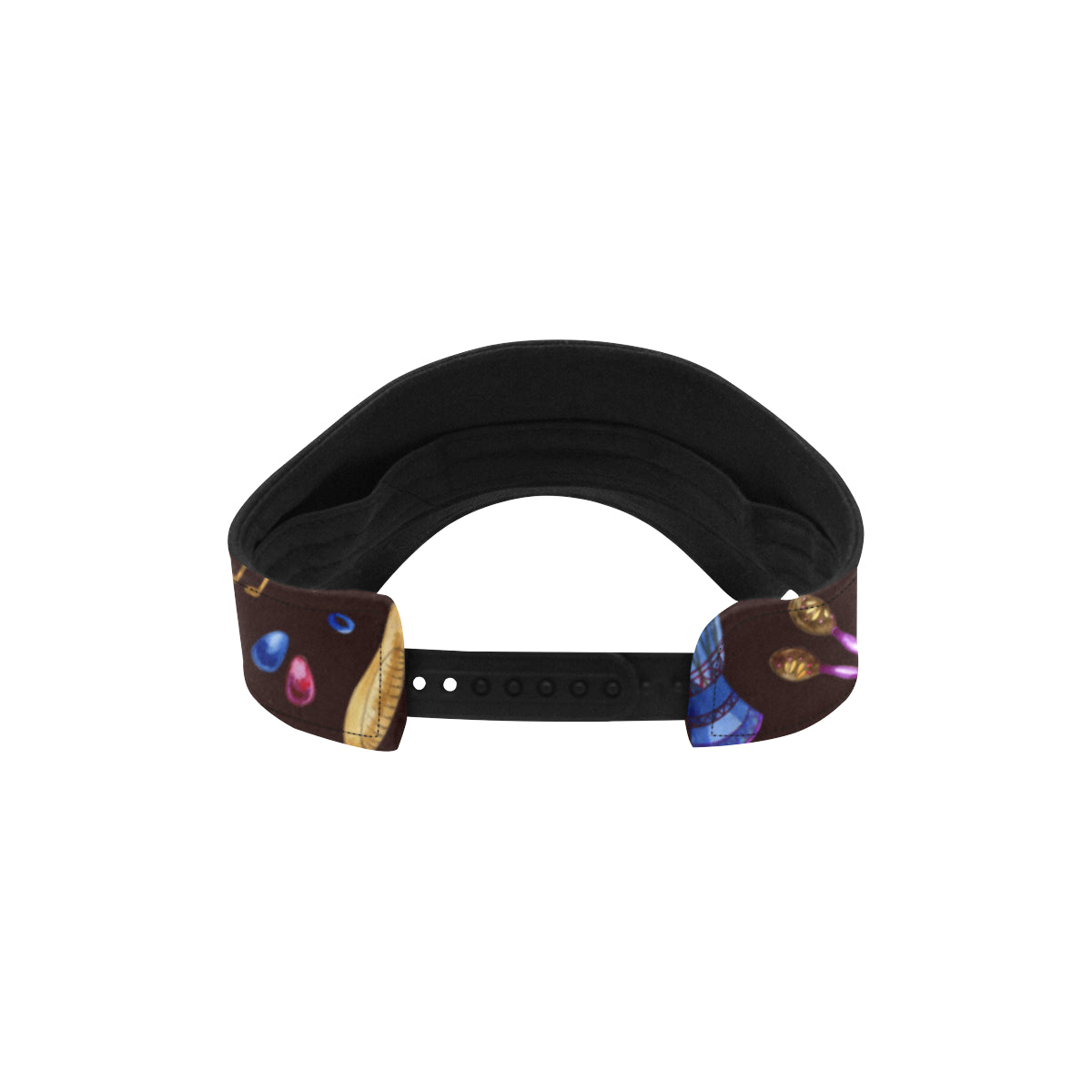 Percussion Neon Pattern Print Design 04 Unisex Sun Visor