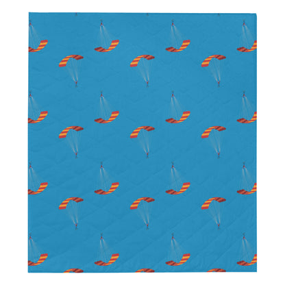 Paratrooper Pattern Print Design A01 Premium Quilt